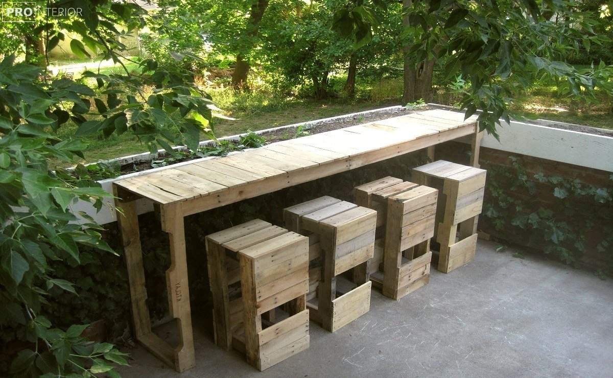 Furniture For Summer Cottages Which Made of Pallets